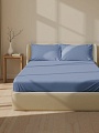 Постельное белье Sima-Land Перкаль на резинке 160x200 10518584 (синий)