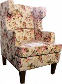 Интерьерное кресло Виктория Мебель Лорд гл 1991а (ткань, бежевый/розовый)