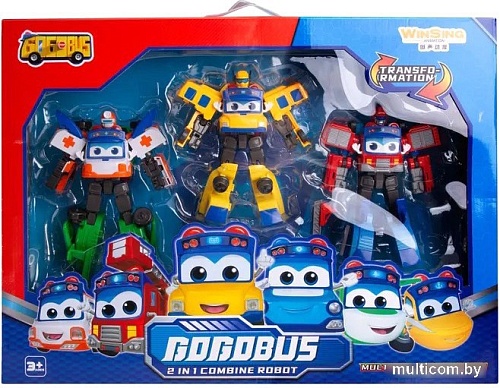Набор трансформеров GoGo Bus 6 транспортных средств YS4013J