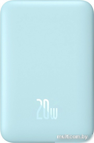 Внешний аккумулятор Baseus Magnetic Mini Air Wireless Fast Charge Power Bank 20W 10000mAh (голубой)