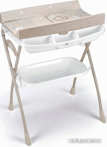 Пеленальный матрас CAM Volare с ванночкой C203008-C260B (лунный медведь/бежевый)