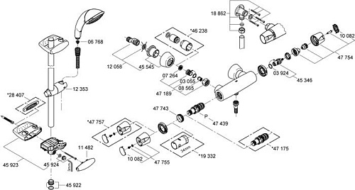 Смеситель Grohe Grohtherm 3000 34179000