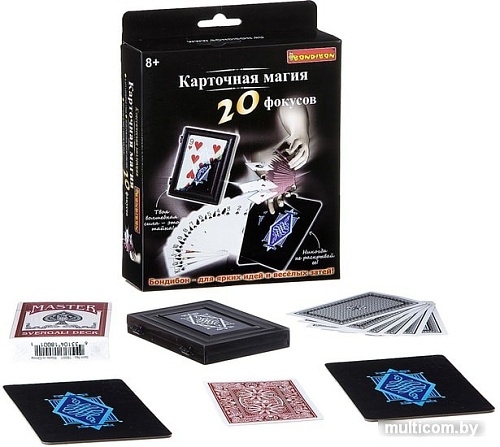 Настольная игра Bondibon Карточная магия 20 фокусов ВВ2125