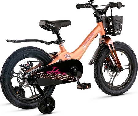 Детский велосипед Maxiscoo Jazz Pro 16 2025 MSC-J1641P (пудра)