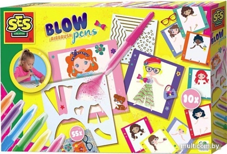 Набор для рисования SES Creative Создай свои модные модели одежды при помощи аэрографических ручек 14709