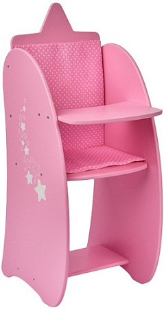 Стульчик для кукол Leader Toys Diamond Star для кормления 74319 (розовый)