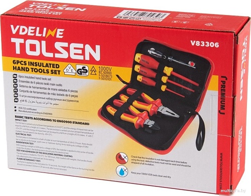 Набор ключей Tolsen TTV83606 (6 предметов)