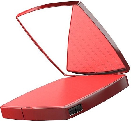 Портативное зарядное устройство Hiper MIRROR-4000 (красный)