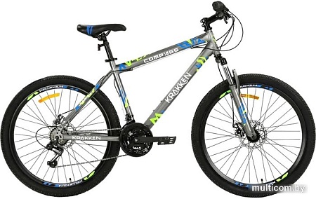 Велосипед Krakken Compass р.18 2023 (серый)
