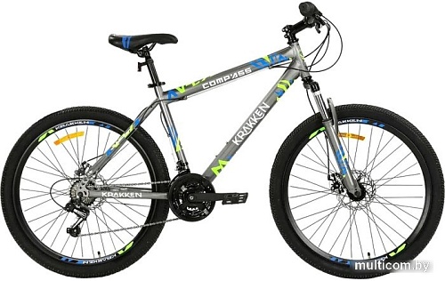 Велосипед Krakken Compass р.18 2023 (серый)