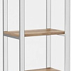 Стеллаж Hype Mebel Стандарт 50x170 (белый/дуб галифакс натуральный)