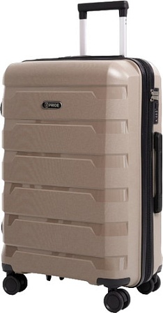 Чемодан-спиннер Pride PP-9602 (S, шампань)