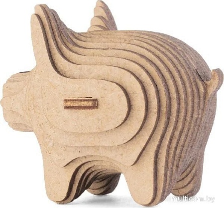 3Д-пазл Eco-Wood-Art Мини. Свинка