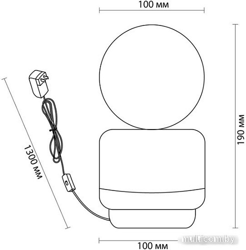 Настольная лампа Lumion Himiko 5670/1T