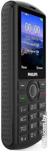 Мобильный телефон Philips Xenium E218 (темно-серый)