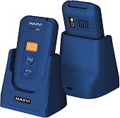 Кнопочный телефон Maxvi E5 up (синий)
