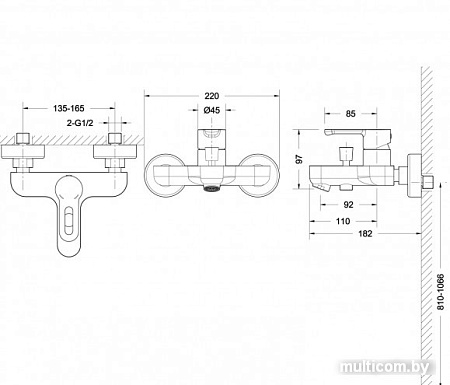 Смеситель Bravat Stream-D F637163C-01