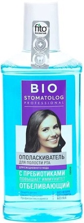 Ополаскиватель для полости рта Фитокосметик Bio Stomatolog Professional Отбеливающий 250 мл