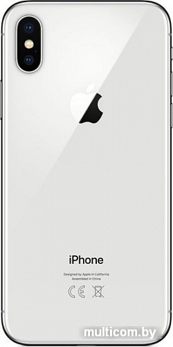 Смартфон Apple iPhone X 64GB (серебристый)