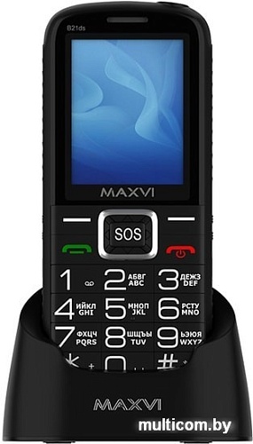 Мобильный телефон Maxvi B21ds (черный)