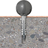 Упор дверной Fischer TS 8BL K NV 534129