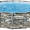 Каркасный бассейн Bestway Power Steel Камень 56883 (610x132)