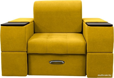 Сириус Лидер-13 ППУ 135x110 (Eva 18 велюр желтый)