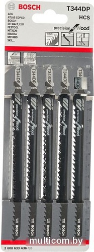 Набор пильных полотен Bosch T344DP 2608633A36