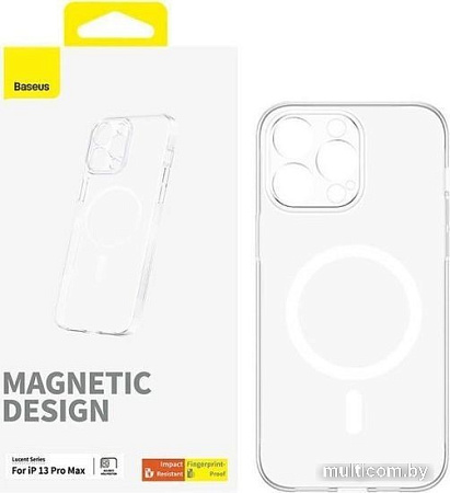Чехол для телефона Baseus Lucent Magsafe для iPhone 13 Pro Max (прозрачный)