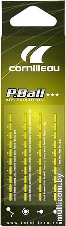Мяч для настольного тенниса Cornilleau P-Ball ABS Evolution (3 звезды, 3 шт.)