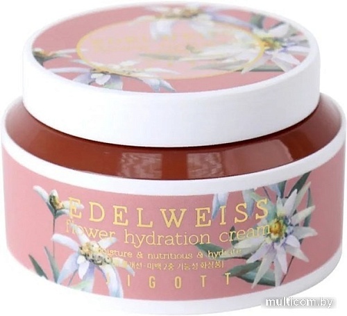 Jigott Крем омолаживающий с экстрактом швейцарского эдельвейса 100 мл