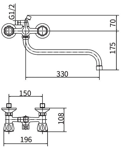 Смеситель PLstart PL2218-8