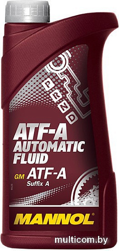 Трансмиссионное масло Mannol ATF-A Automatic Fluid 1л