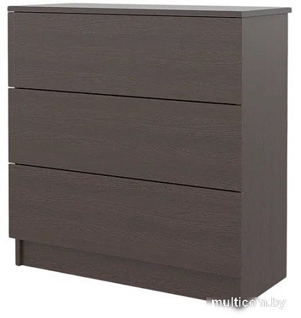 Комод Горизонт Нео 760 3 ящика (венге)