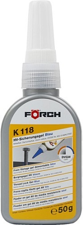 Клеи и герметики для автомобилей FORCH Герметик резьбовой средней фиксации К118 50г 64204153