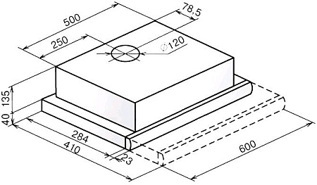 Кухонная вытяжка Faber Flox Glass BK A60 [110.0436.364]