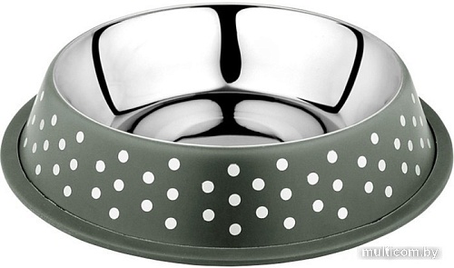 Миска Duvo Plus Деко 13835/DV (зеленый в белый горох)