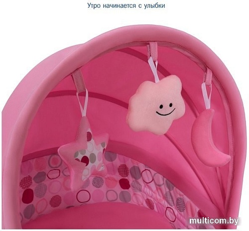 Люлька Simplicity Elite 3 в 1 3010 (pink circles)