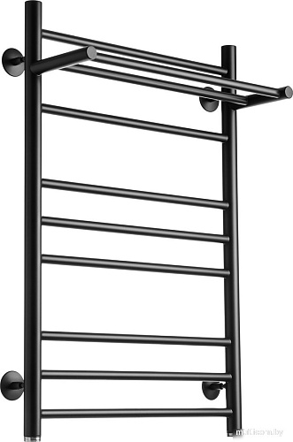 Полотенцесушитель Ростела Свирель V+ 500x800/10 1" (Ral 9005, нижнее подключение)