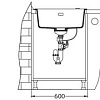 Кухонная мойка Alveus Quadrix 50 (шоколадный)