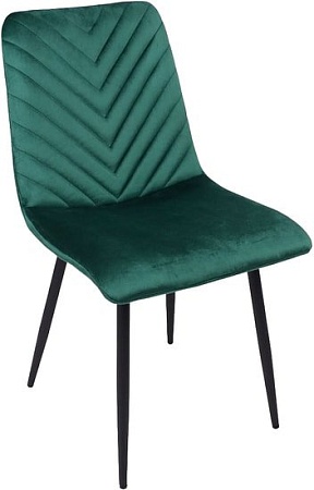 Стул AksHome Violin (зеленый велюр/черный)