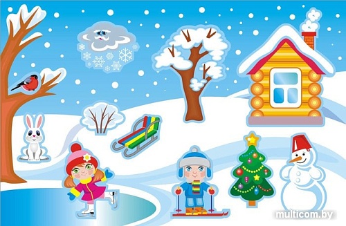 Магнитная доска Десятое королевство Времена года 01542