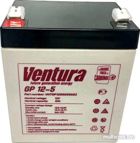 Аккумулятор для ИБП Ventura GP 12-5 (12 В/5 А·ч)