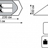 Палатка TRAMP Rock 2 v2