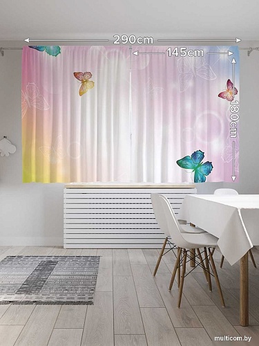 JoyArty Градиентные бабочки p_38460 (145x180)