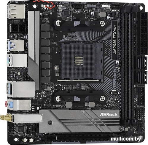 Материнская плата ASRock A520M-ITX/ac