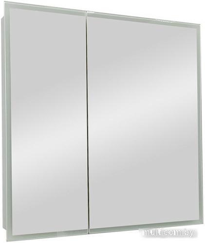 Континент Шкаф с зеркалом Reflex Led 80x80 (с датчиком движения)