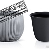 Кашпо Prosperplast Flower Pot DKB150-B411 (черный)