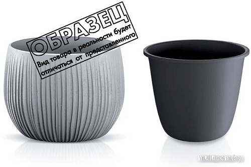 Кашпо Prosperplast Flower Pot DKB150-B411 (черный)