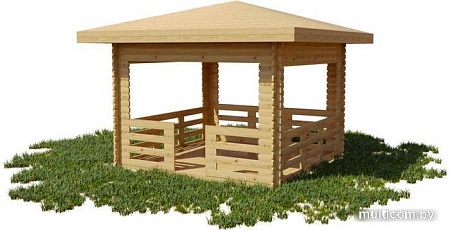 Беседка ДомБелКом Б-1 (3.5х3.5 м)